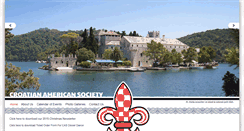 Desktop Screenshot of croatianamericansociety.com