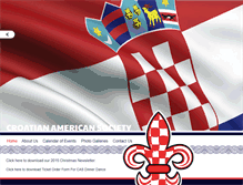 Tablet Screenshot of croatianamericansociety.com